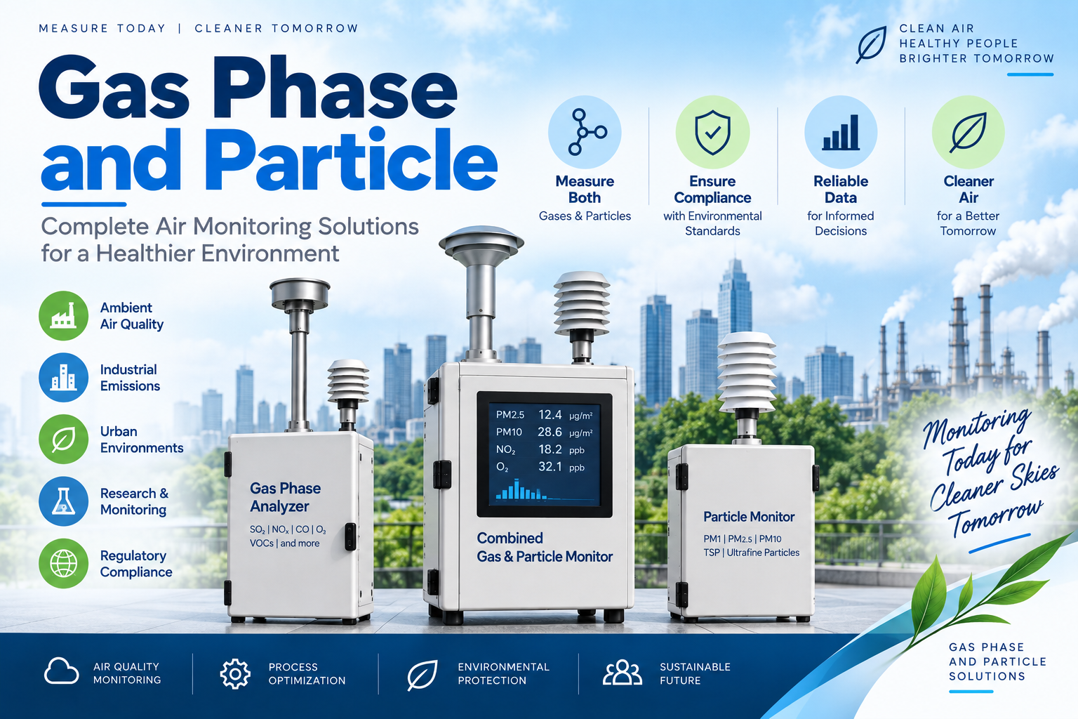 Air monitoring instruments